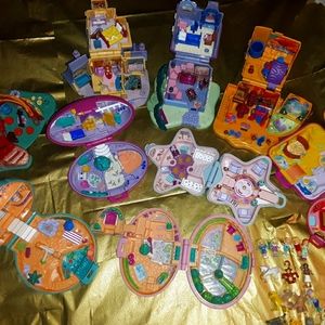 Vintage Blue Bird Polly Pocket Lot